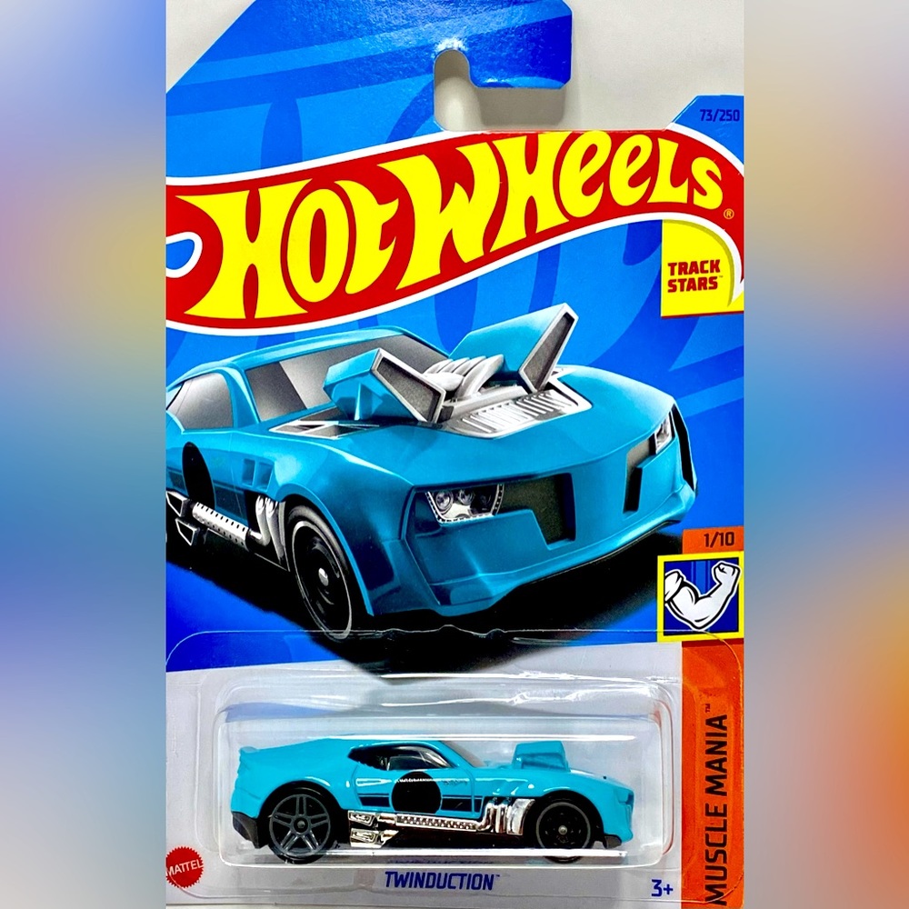 ✅ 🚗 4/20 🚗 NEW 2023 MATTEL HOT WHEELS 1/10 HW MUSCLE MANIA TWINDUCTION #73/250
